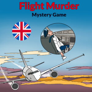 Game booklet Flight Murder Mystery Game + e-presentation